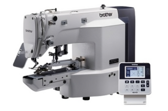 Automatic lockstitch button sewer