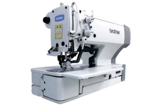 Аutomatic sewing machine for making straight buttonholes